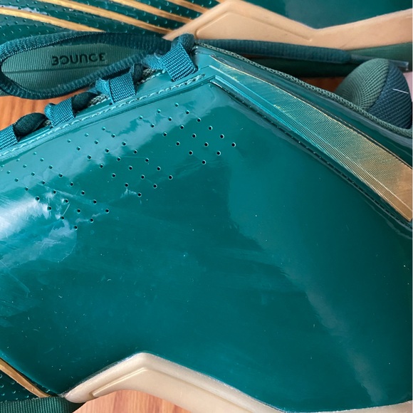 adidas TMAC 2 Restomod Evo SVSM Green/Gold Basketball Shoe SZ 11 - Picture 13 of 13